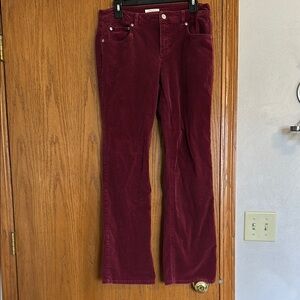 Jones New York Red Boot Cut Pants
